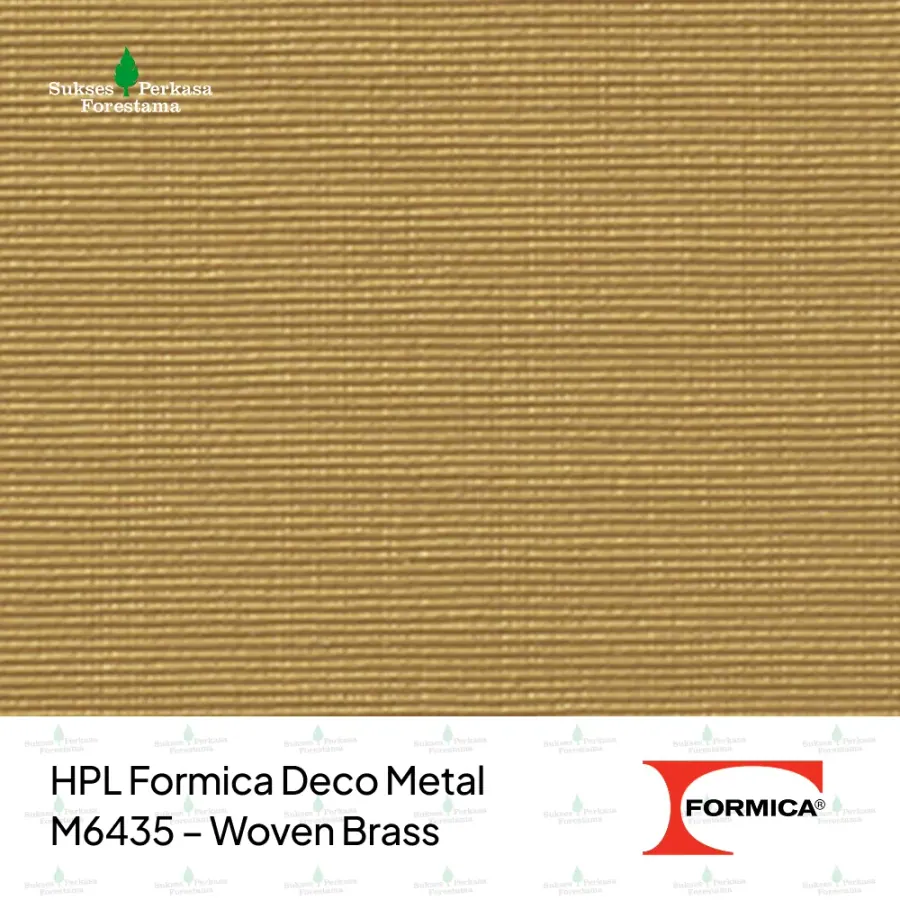 HPL Formica Deco Metal M6435 – Woven Brass