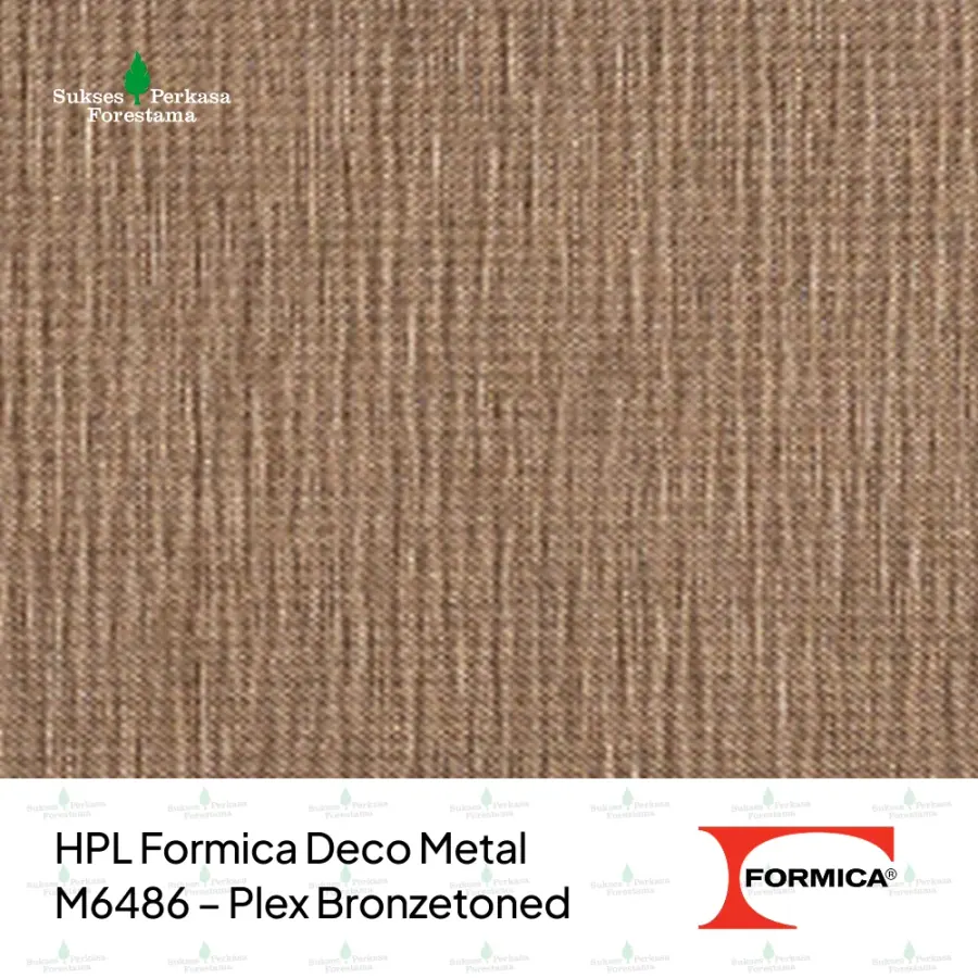 HPL Formica Deco Metal M6486 – Plex Bronzetoned