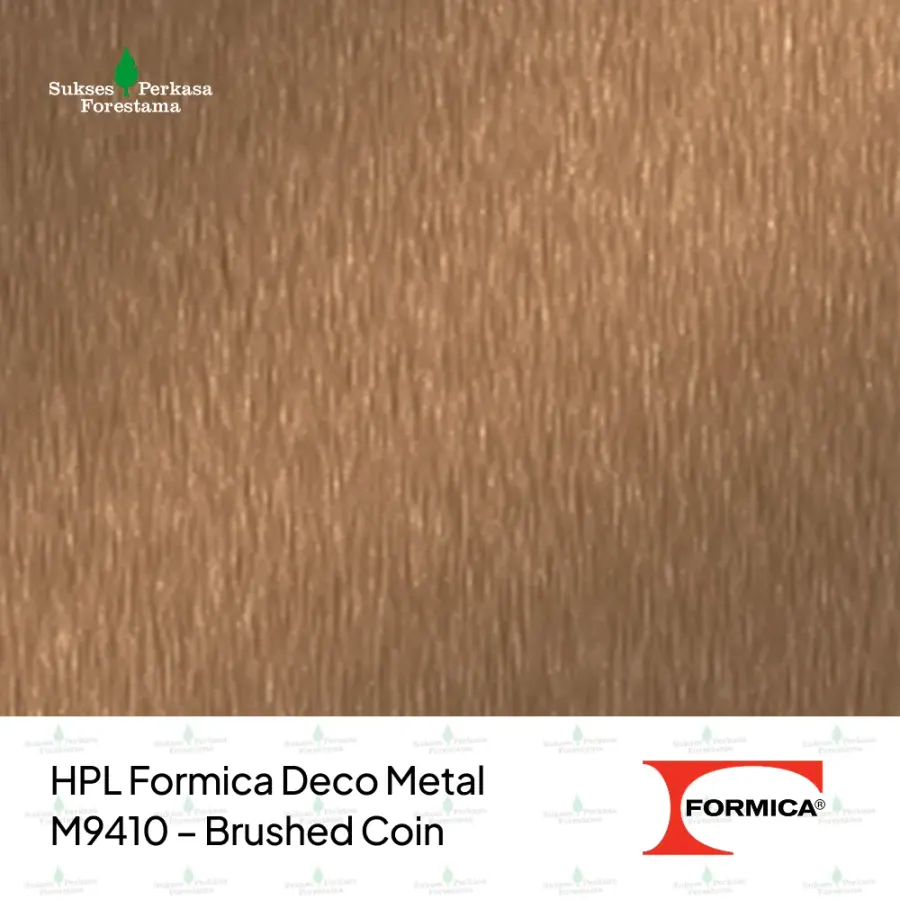 HPL Formica Deco Metal M9410 – Brushed Coin