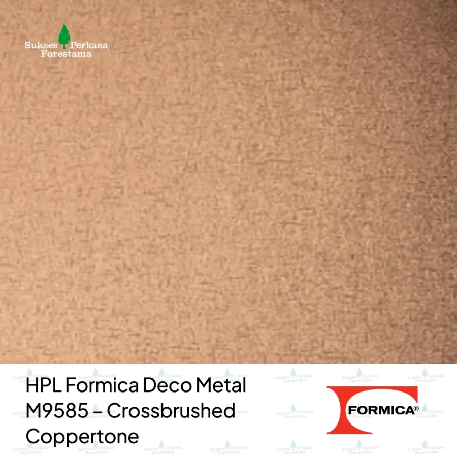 HPL Formica Deco Metal M9585 – Crossbrushed Coppertone