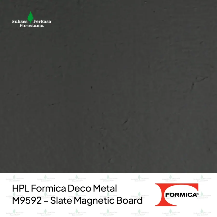 HPL Formica Deco Metal M9592 – Slate Magnetic Board