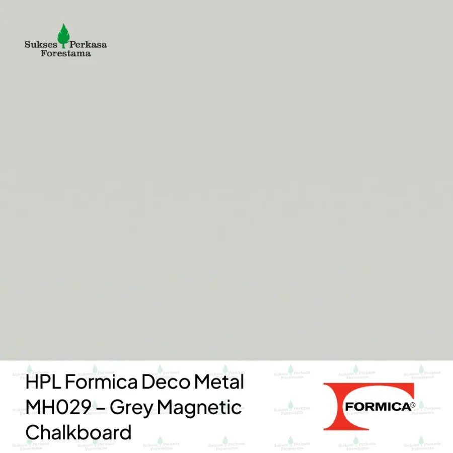 HPL Formica Deco Metal MH029 – Grey Magnetic Chalkboard