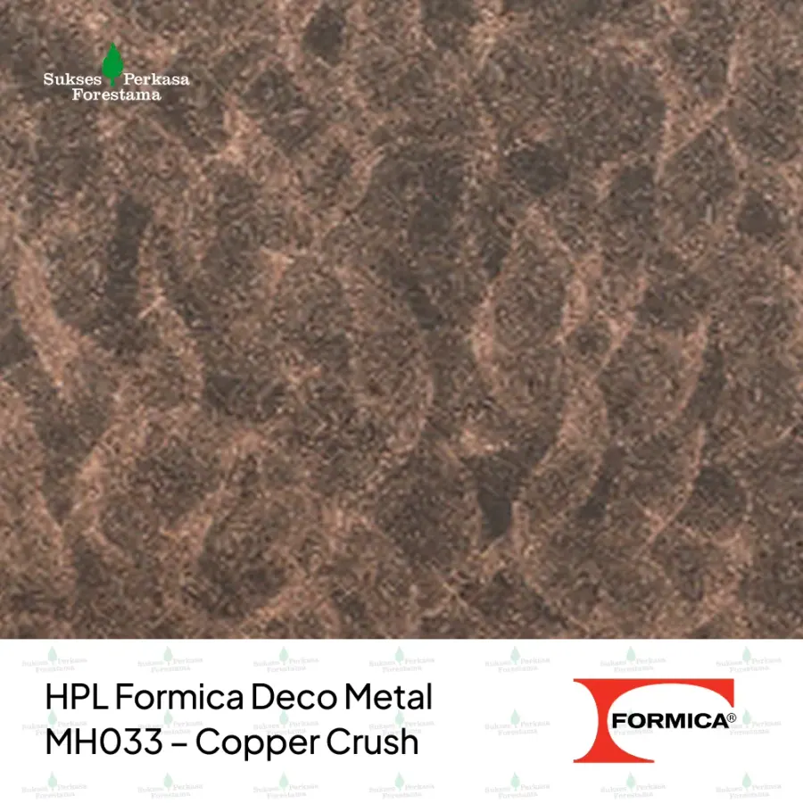 HPL Formica Deco Metal MH033 – Copper Crush
