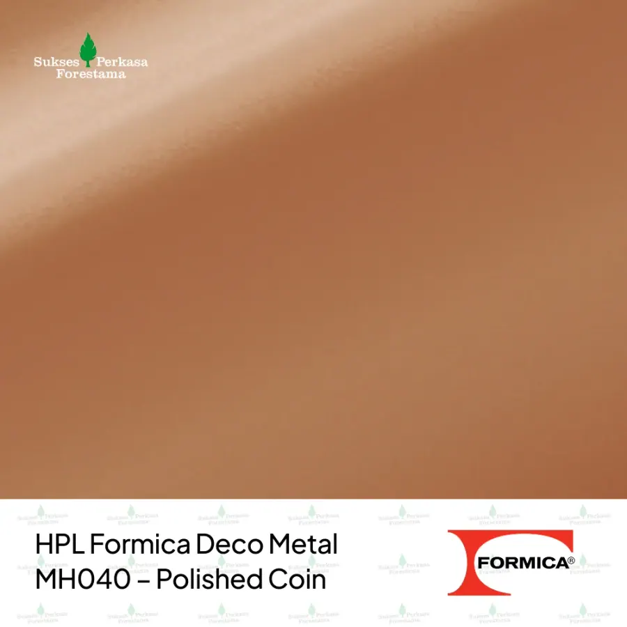 HPL Formica Deco Metal MH040 – Polished Coin