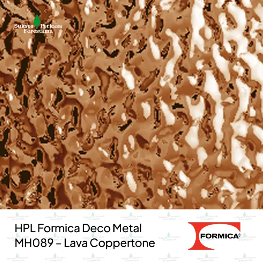 HPL Formica Deco Metal MH089 – Lava Coppertone