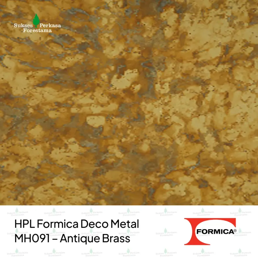 HPL Formica Deco Metal MH091 – Antique Brass