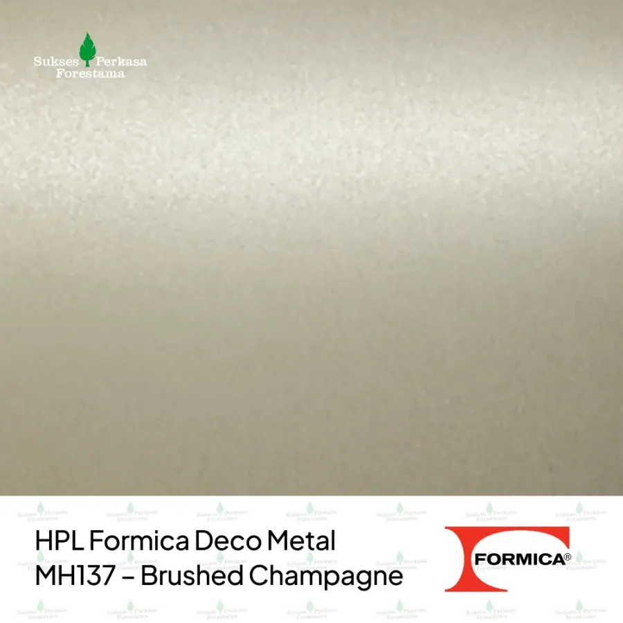HPL Formica Deco Metal MH137 – Brushed Champagne
