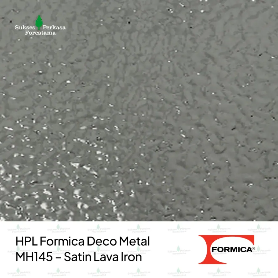 HPL Formica Deco Metal MH145 – Satin Lava Iron