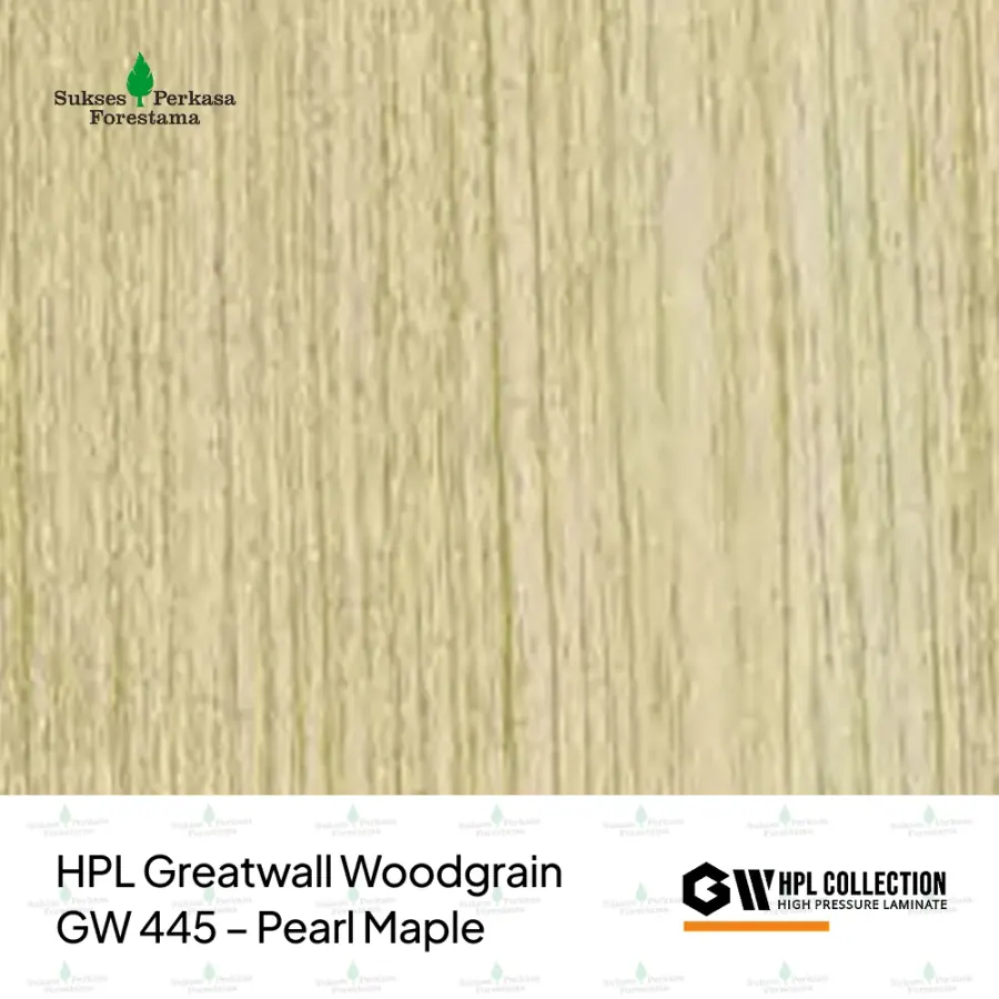 HPL Greatwall Woodgrain GW 445 – Pearl Maple
