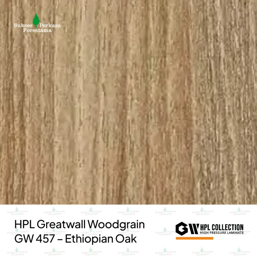 HPL Greatwall Woodgrain GW 457 – Ethiopian Oak