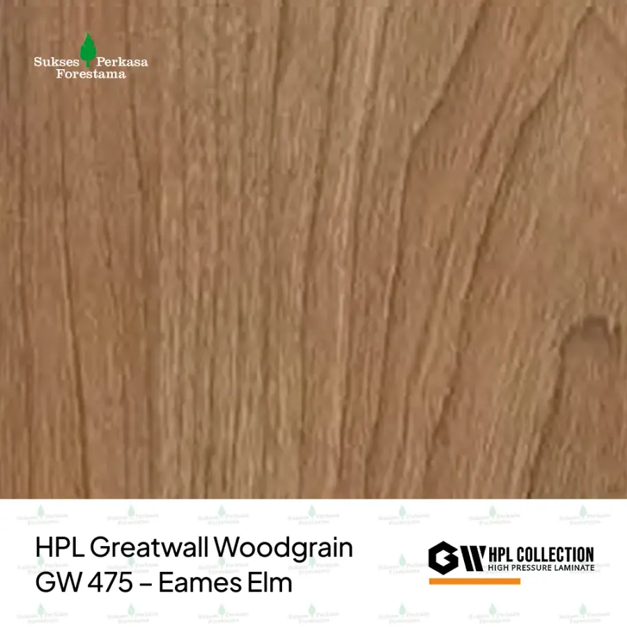 HPL Greatwall Woodgrain GW 475 – Eames Elm