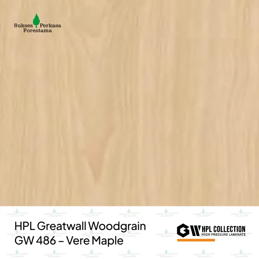 HPL Greatwall Woodgrain GW 486 – Vere Maple