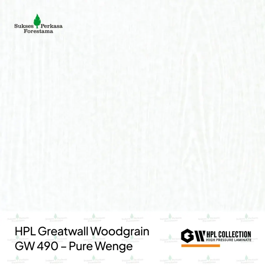 HPL Greatwall Woodgrain GW 490 – Pure Wenge