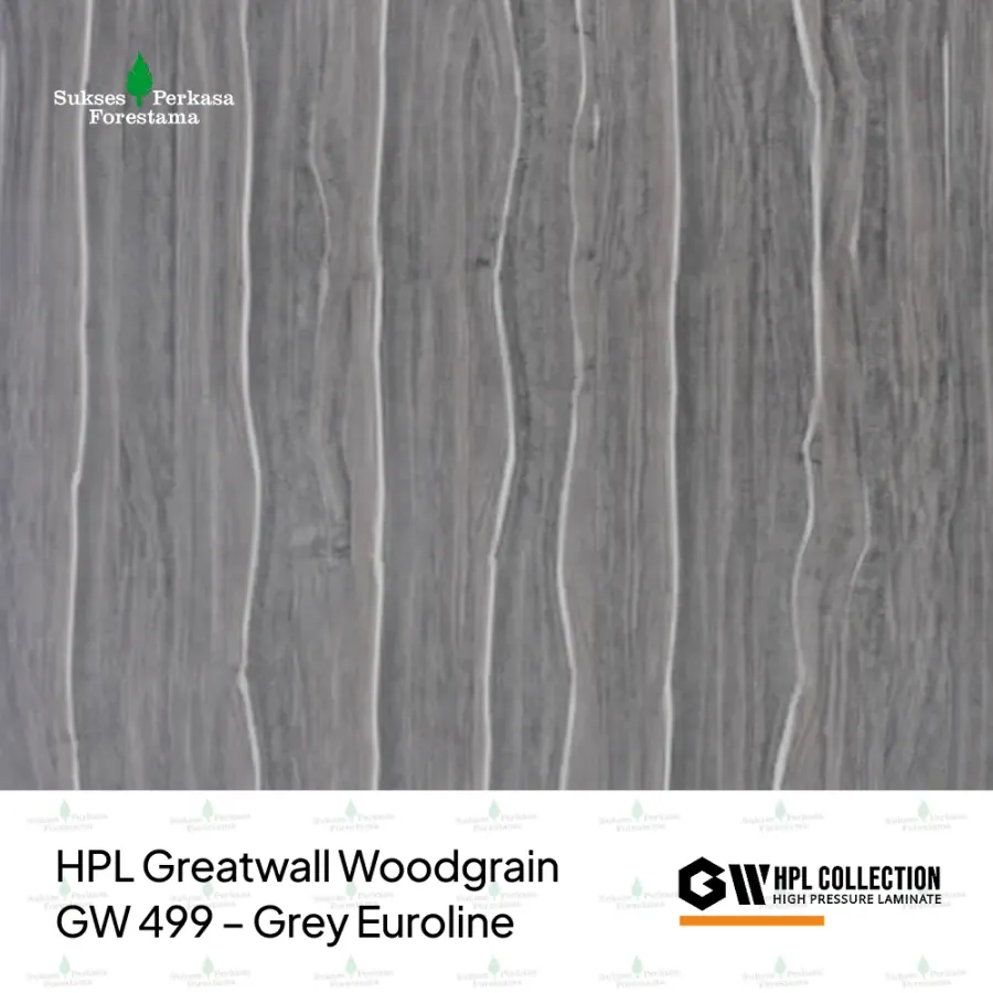 HPL Greatwall Woodgrain GW 499 – Grey Euroline
