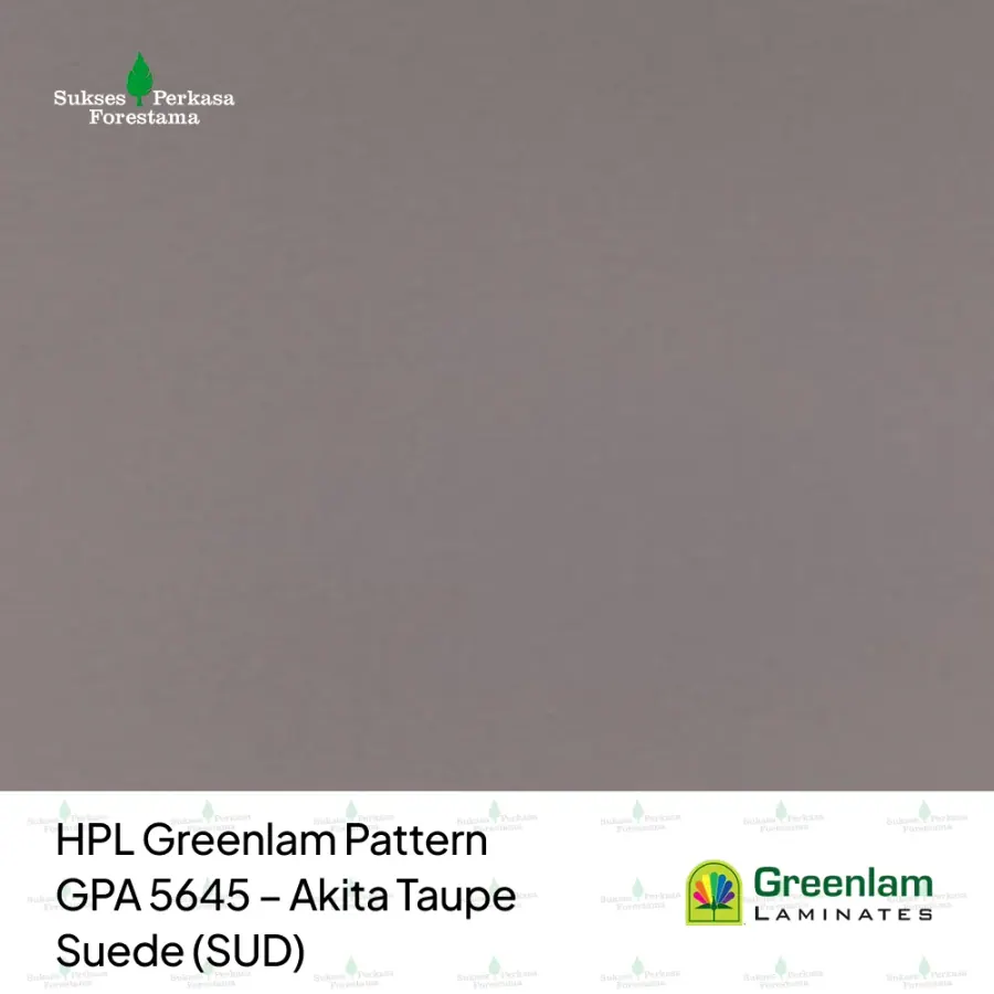 HPL Greenlam Pattern GPA 5645 – Akita Taupe Suede (SUD)