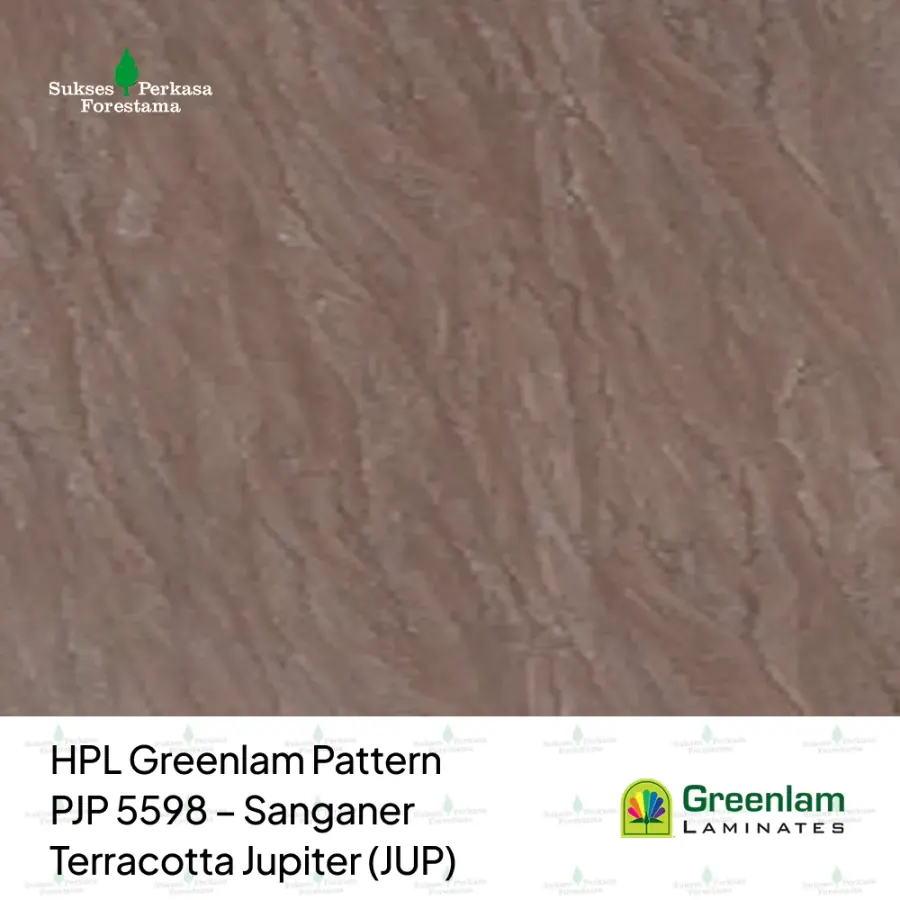 HPL Greenlam Pattern PJP 5598 – Sanganer Terracotta Jupiter (JUP)