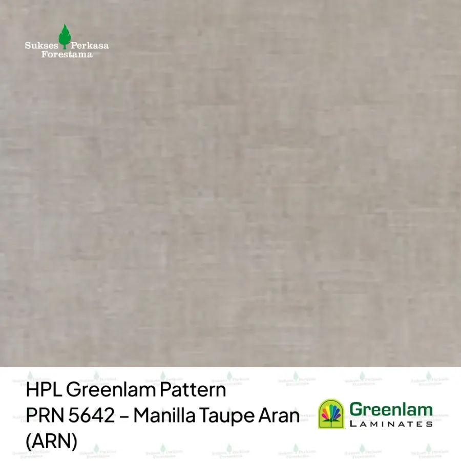 HPL Greenlam Pattern PRN 5642 – Manilla Taupe Aran (ARN)