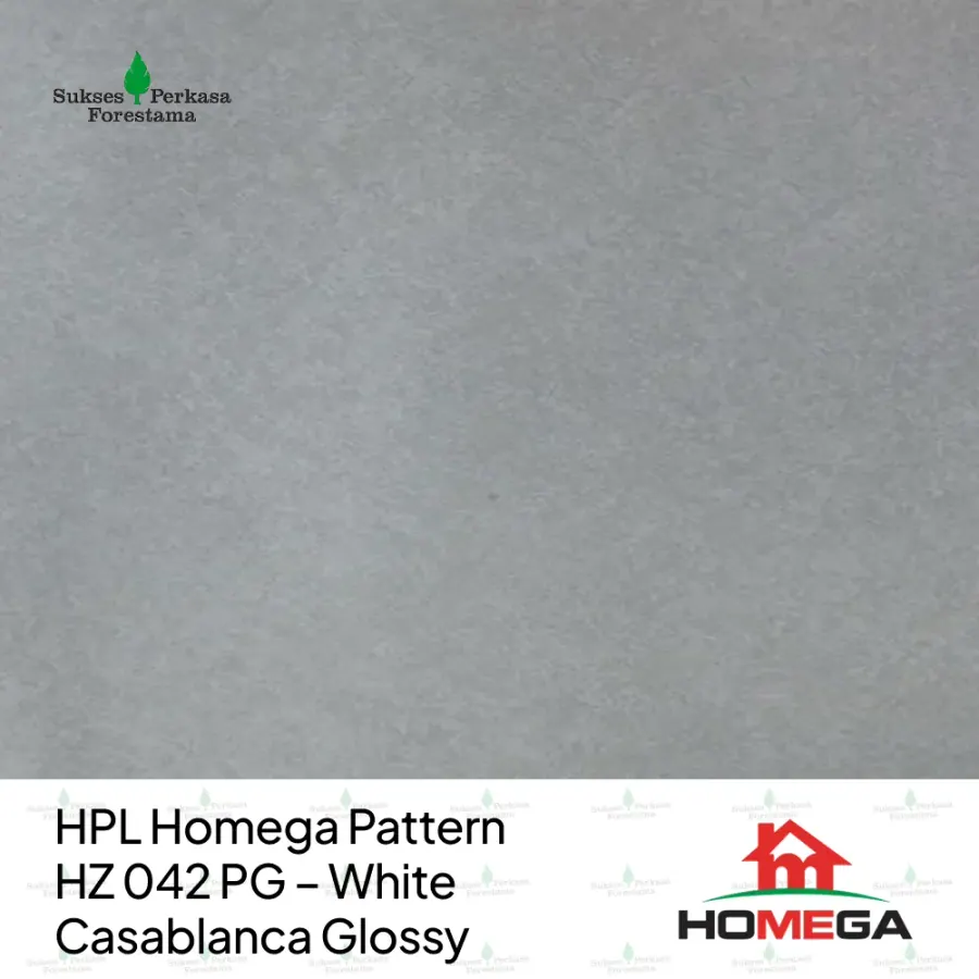 HPL Homega Pattern HZ 042 PG – White Casablanca Glossy