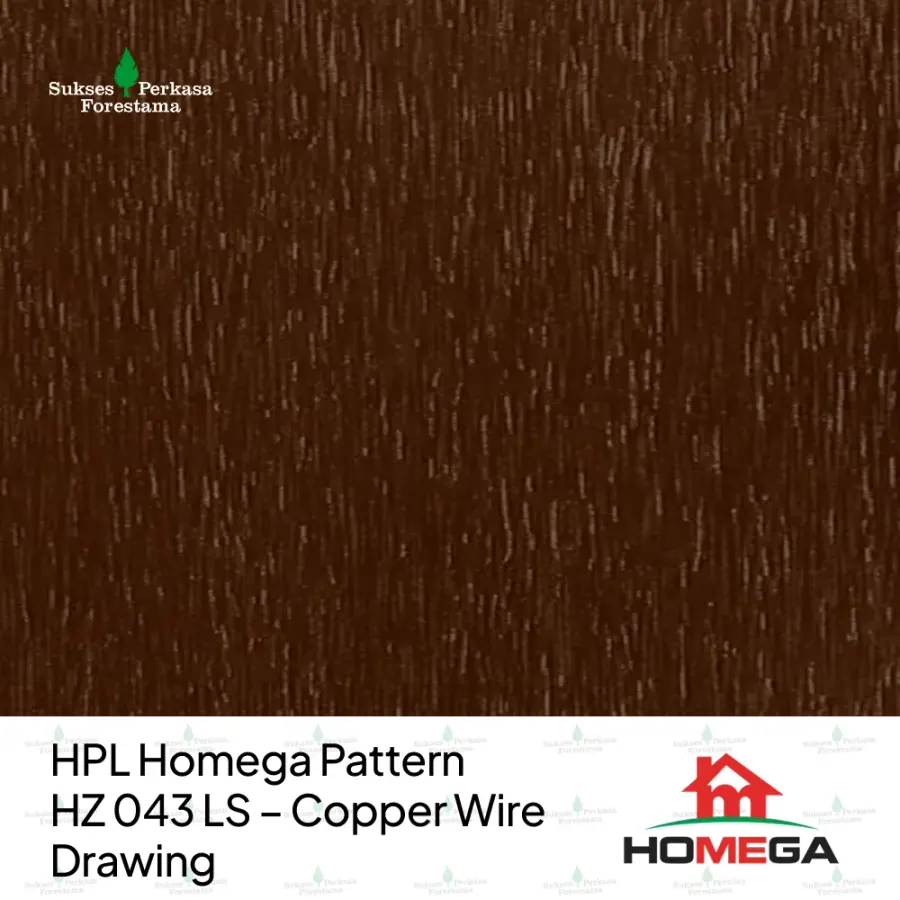 HPL Homega Pattern HZ 043 LS – Copper Wire Drawing