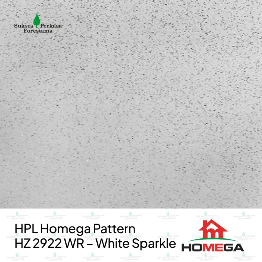 HPL Homega Pattern HZ 2922 WR – White Sparkle