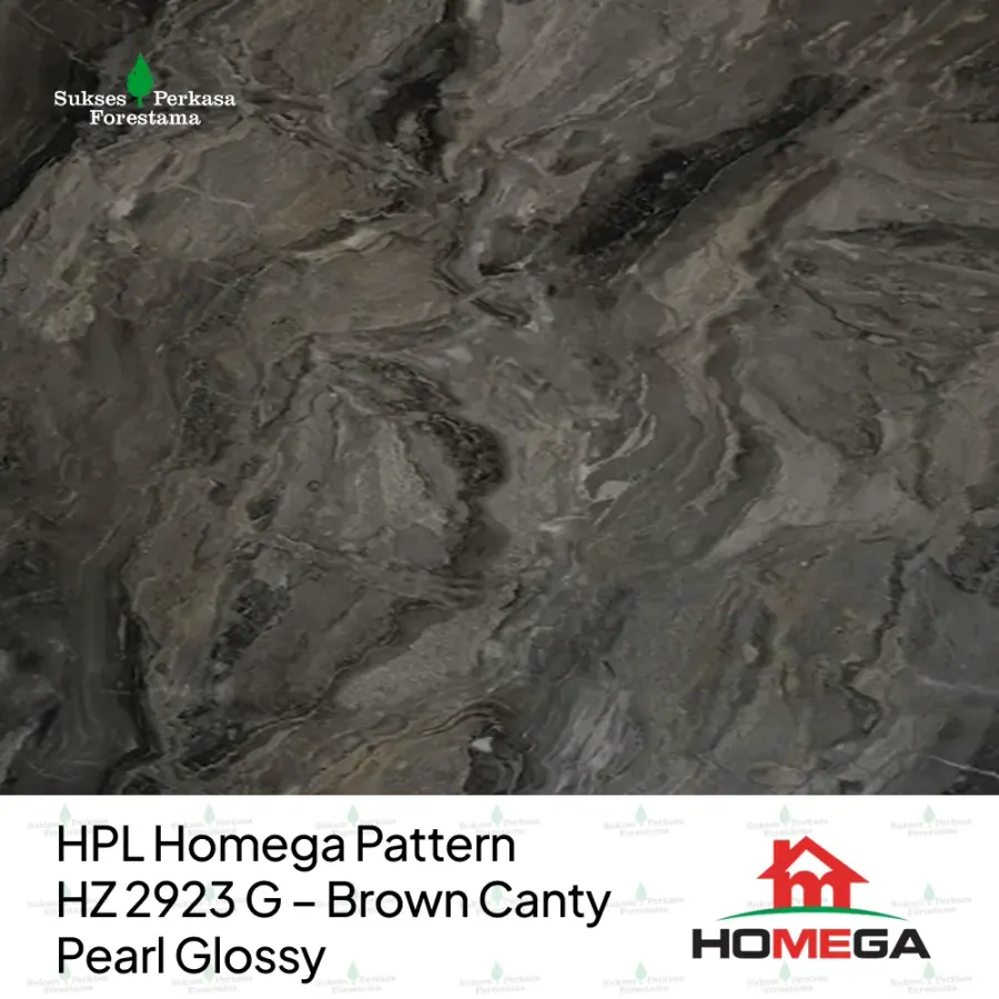 HPL Homega Pattern HZ 2923 G – Brown Canty Pearl Glossy