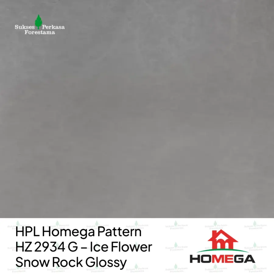 HPL Homega Pattern HZ 2934 G – Ice Flower Snow Rock Glossy