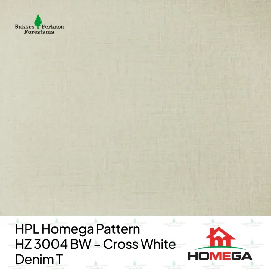 HPL Homega Pattern HZ 3004 BW – Cross White Denim T