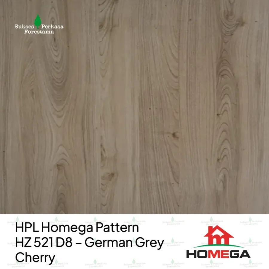 HPL Homega Pattern HZ 521 D8 – German Grey Cherry