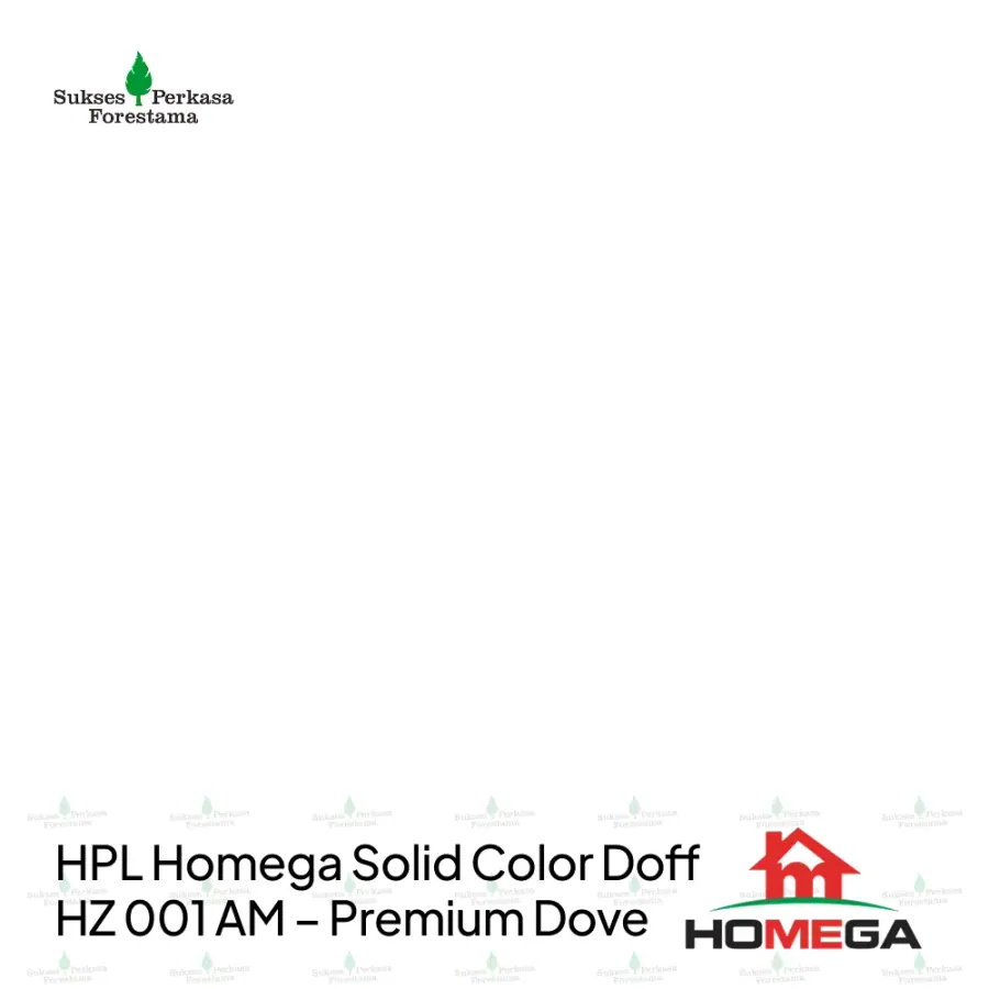 HPL Homega Solid Color Doff HZ 001 AM – Premium Dove