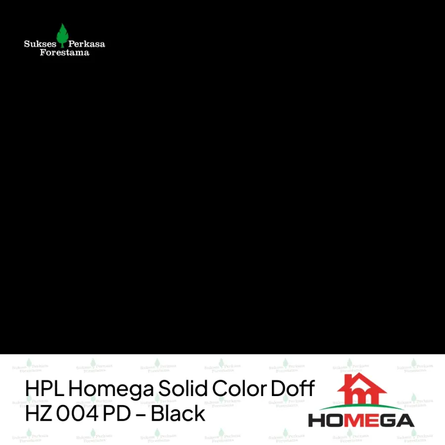 HPL Homega Solid Color Doff HZ 004 PD – Black
