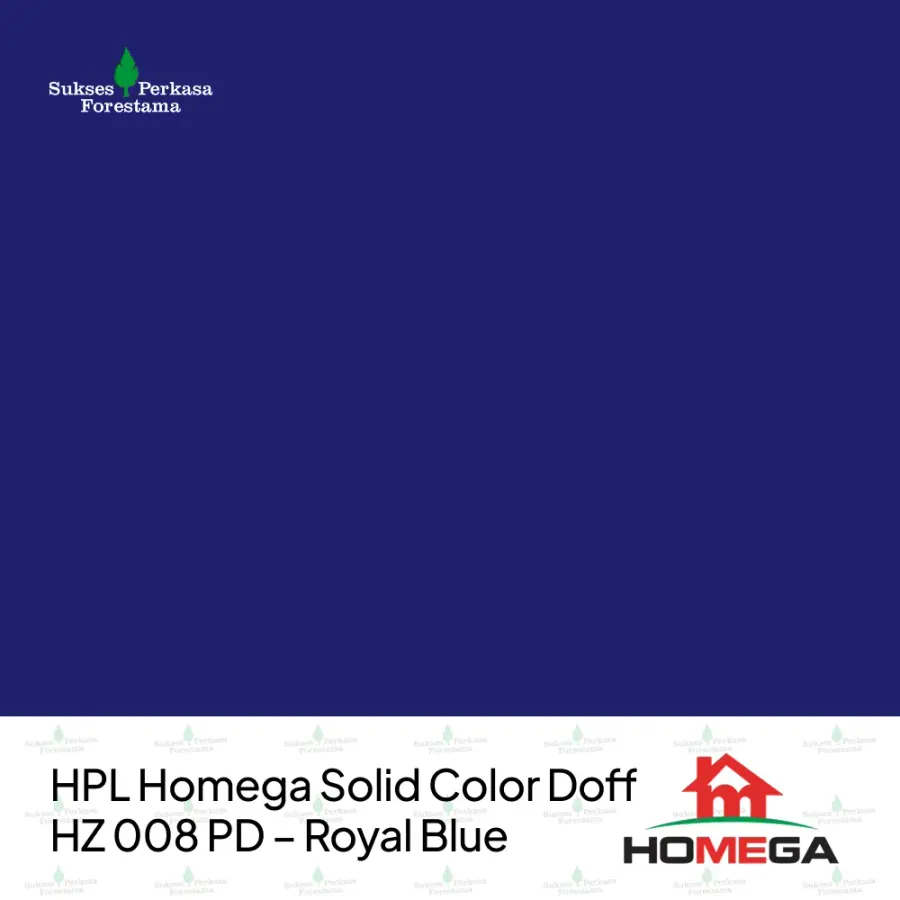 HPL Homega Solid Color Doff HZ 008 PD – Royal Blue