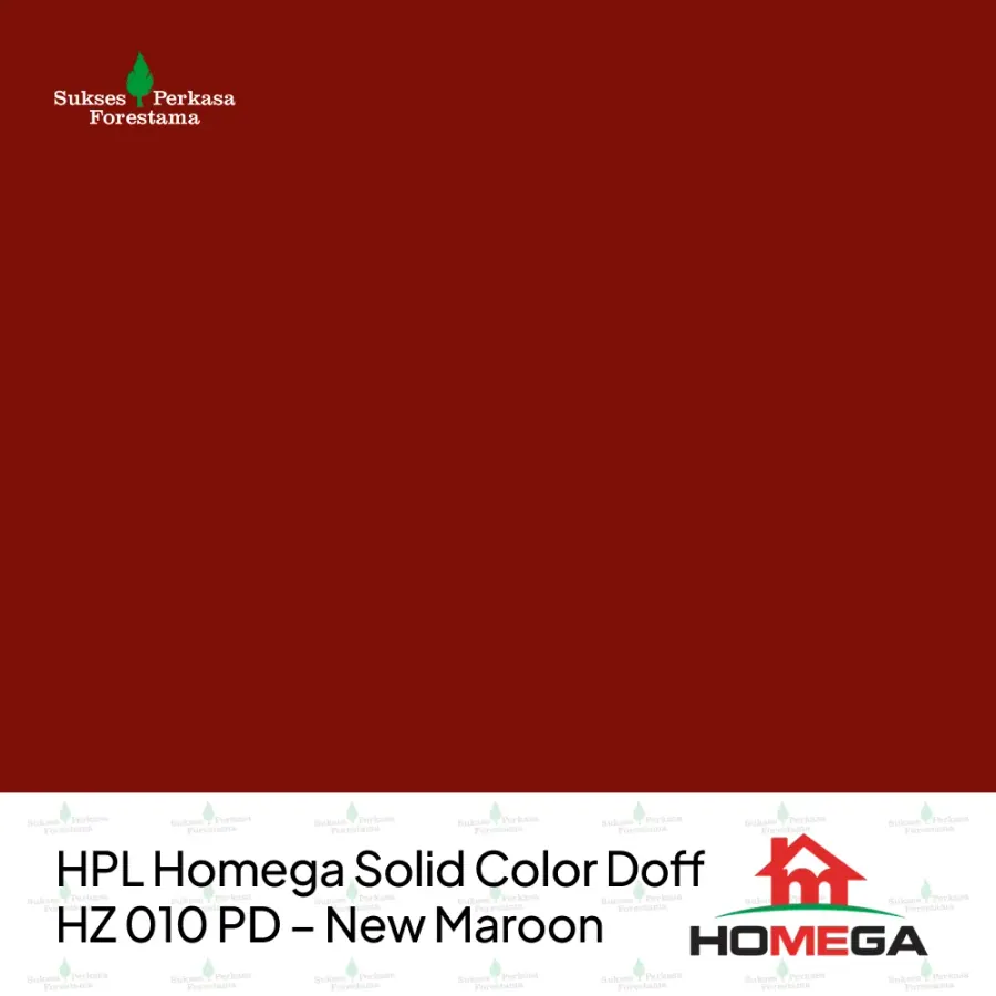 HPL Homega Solid Color Doff HZ 010 PD – New Maroon