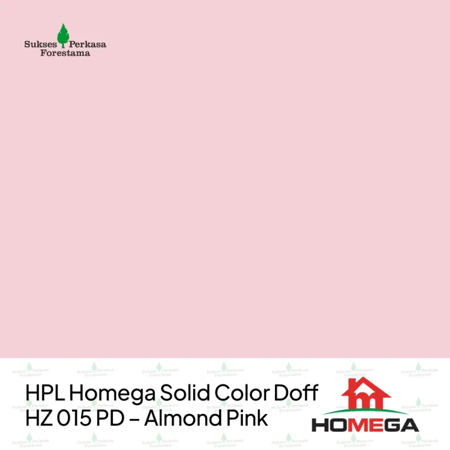 HPL Homega Solid Color Doff HZ 015 PD – Almond Pink