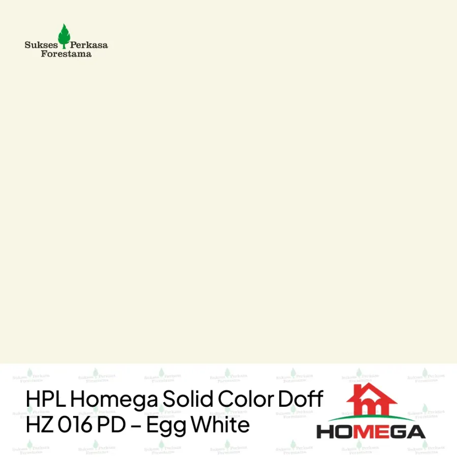 HPL Homega Solid Color Doff HZ 016 PD – Egg White