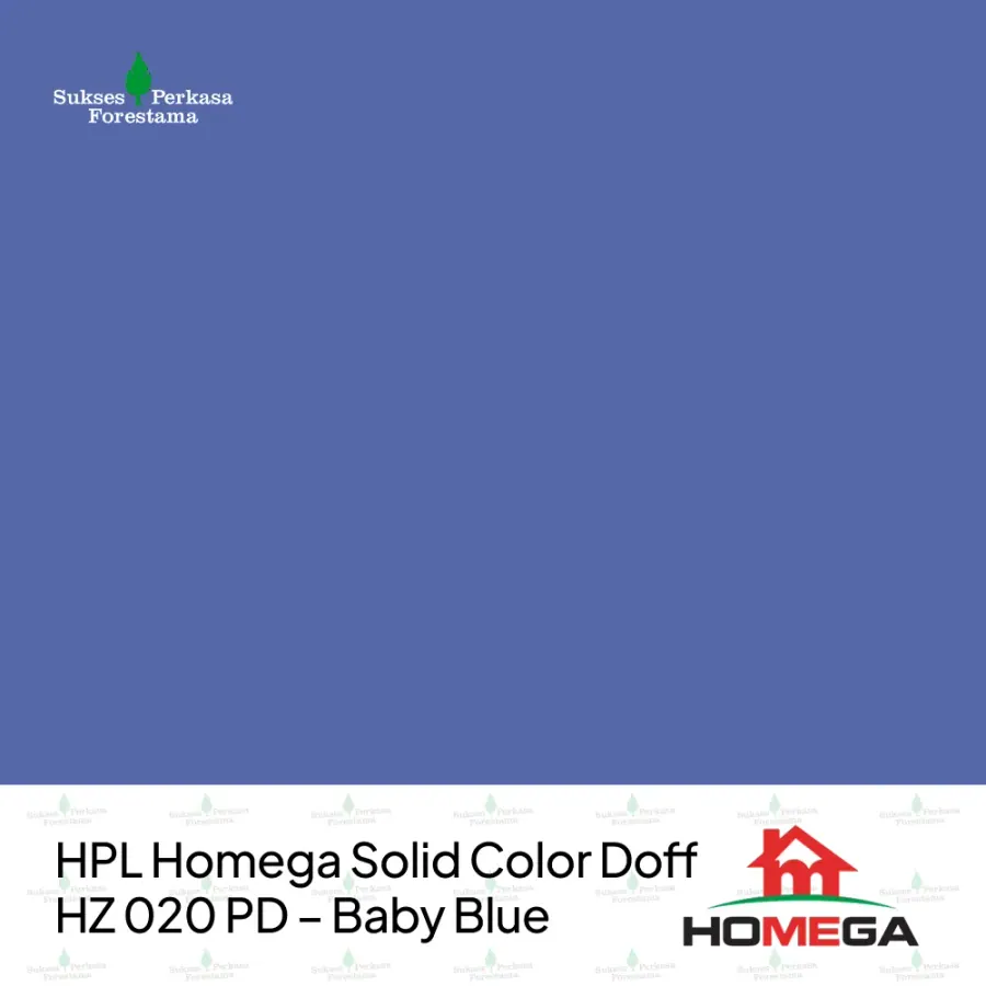 HPL Homega Solid Color Doff HZ 020 PD – Baby Blue
