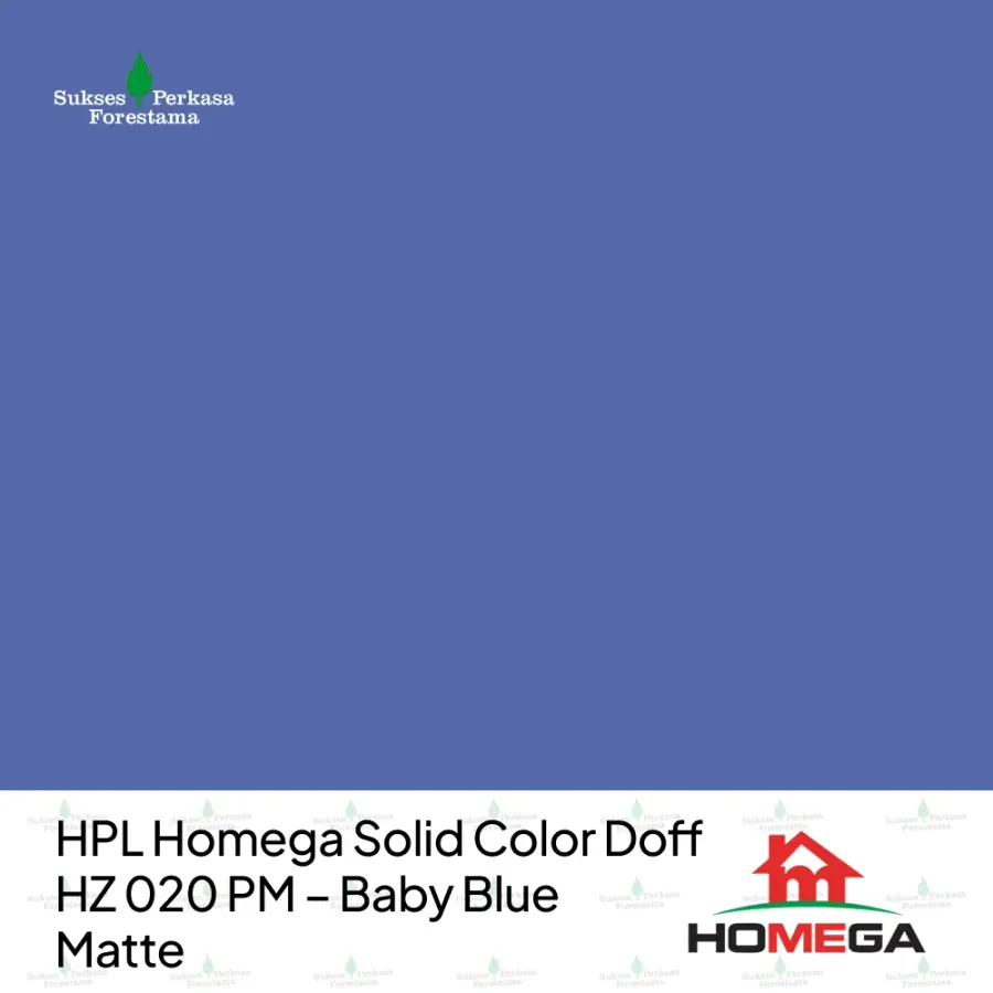 HPL Homega Solid Color Doff HZ 020 PM – Baby Blue Matte