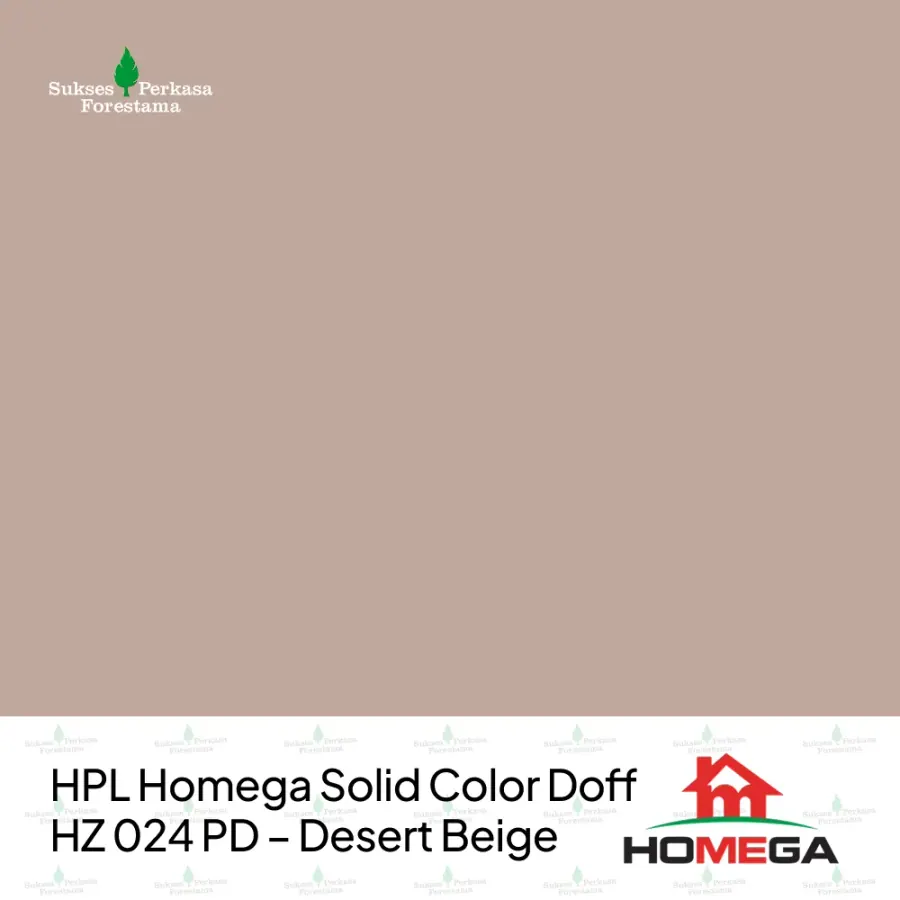 HPL Homega Solid Color Doff HZ 024 PD – Desert Beige