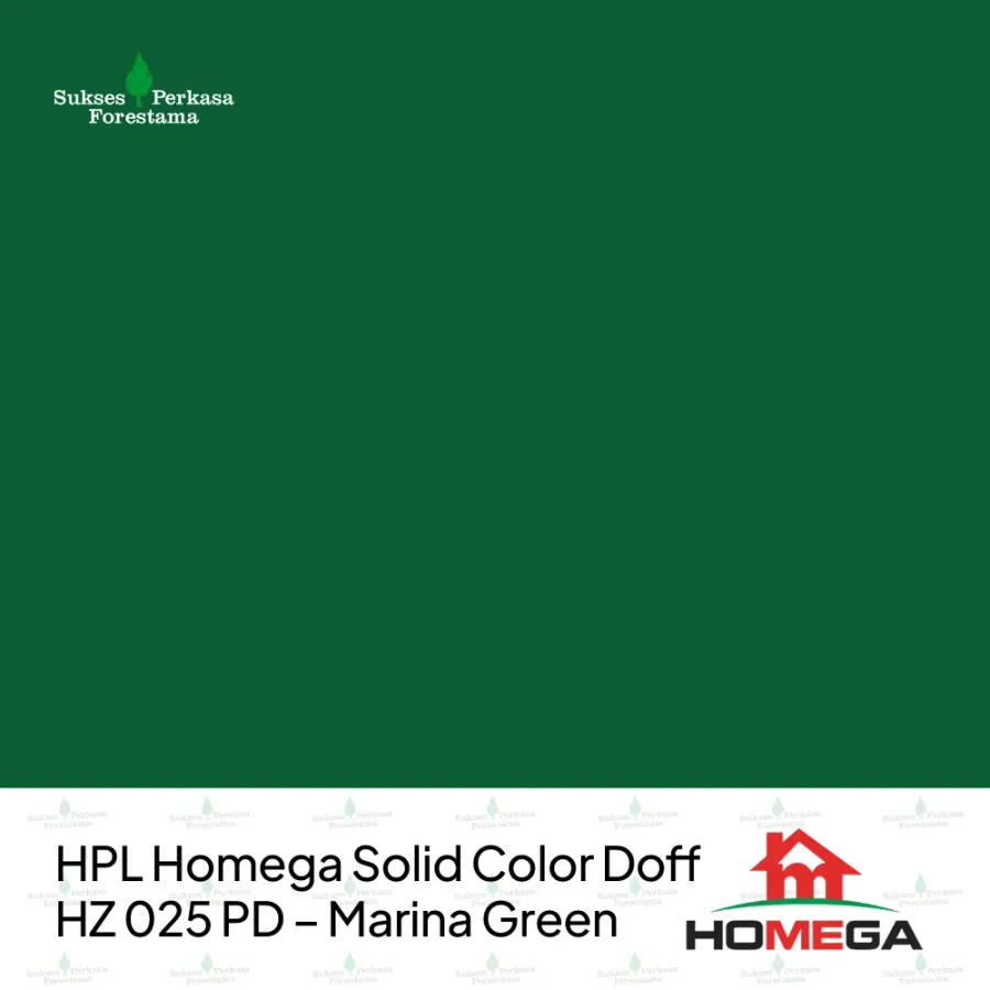 HPL Homega Solid Color Doff HZ 025 PD – Marina Green