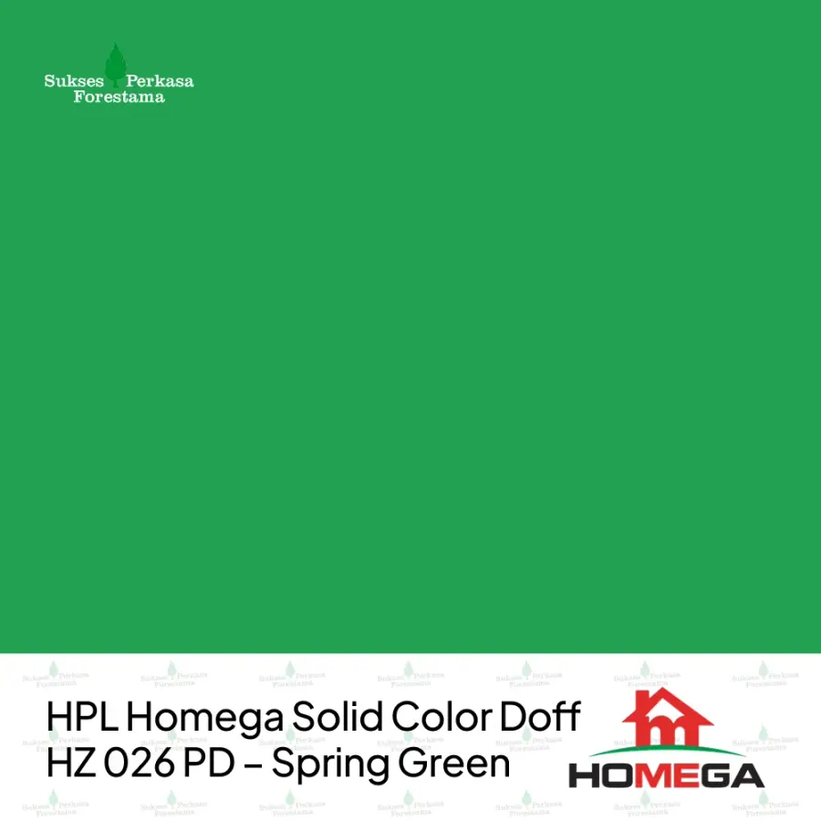 HPL Homega Solid Color Doff HZ 026 PD – Spring Green