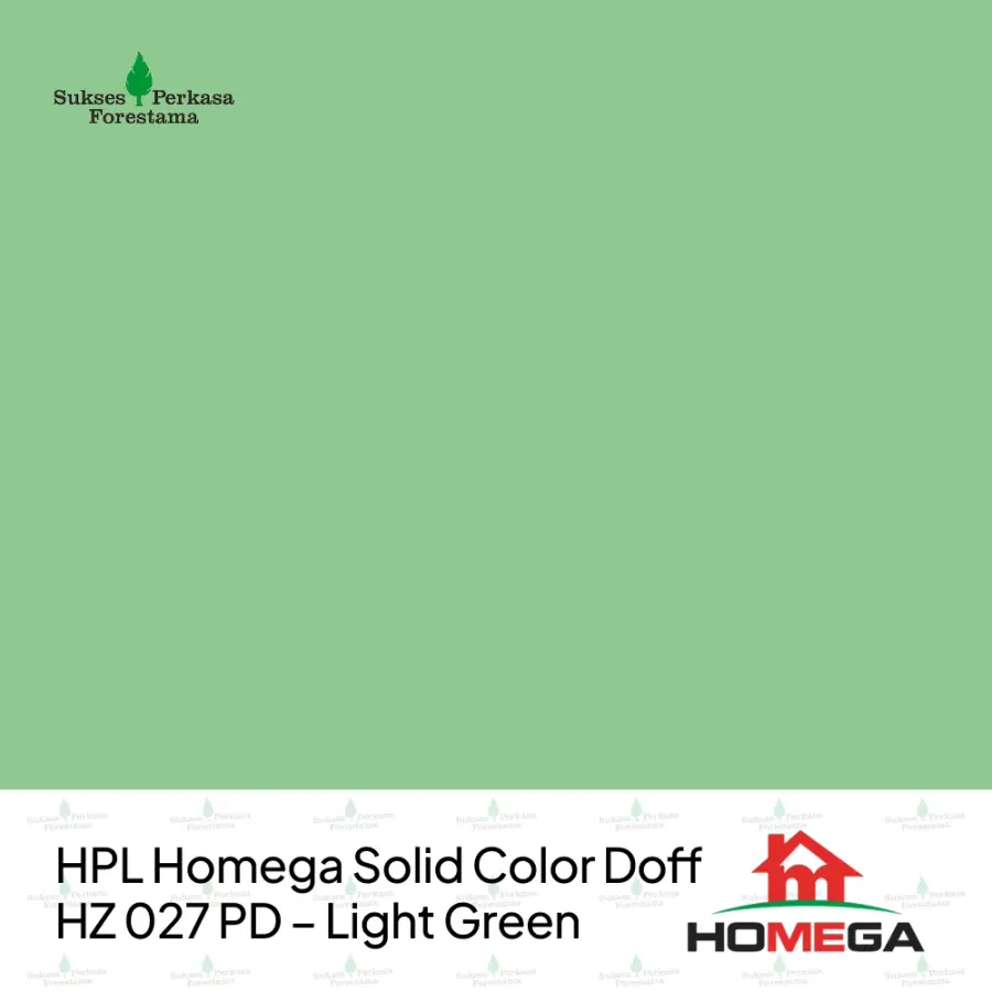 HPL Homega Solid Color Doff HZ 027 PD – Light Green