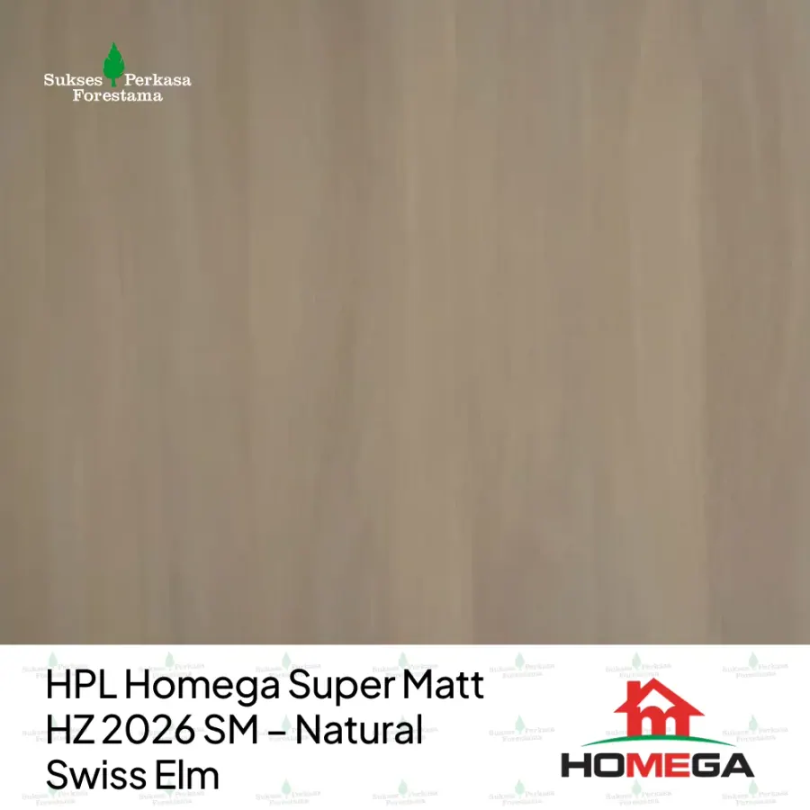 HPL Homega Super Matt HZ 2026 SM – Natural Swiss Elm