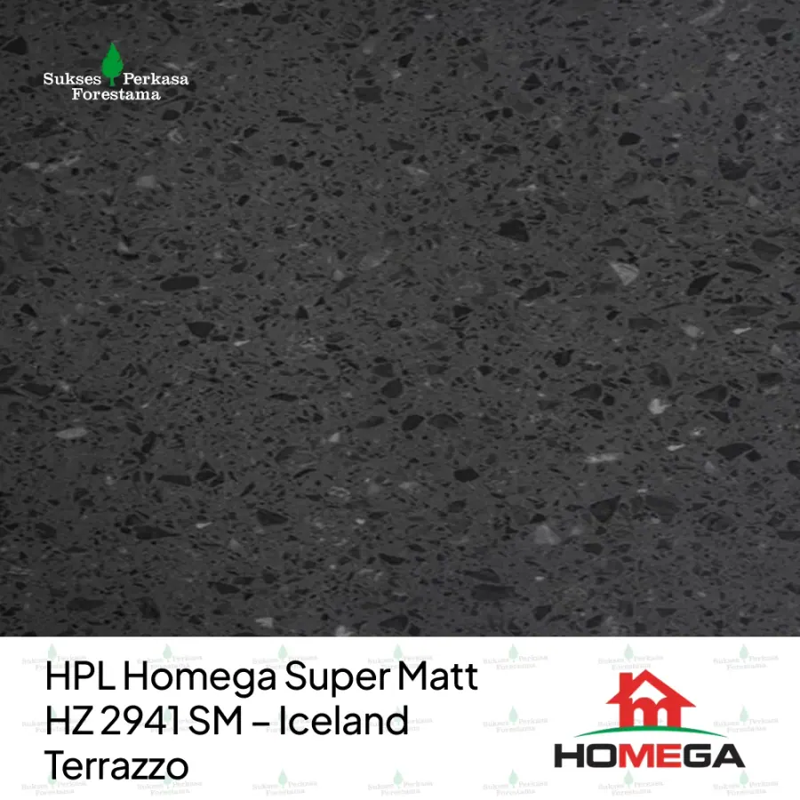 HPL Homega Super Matt HZ 2941 SM – Iceland Terrazzo