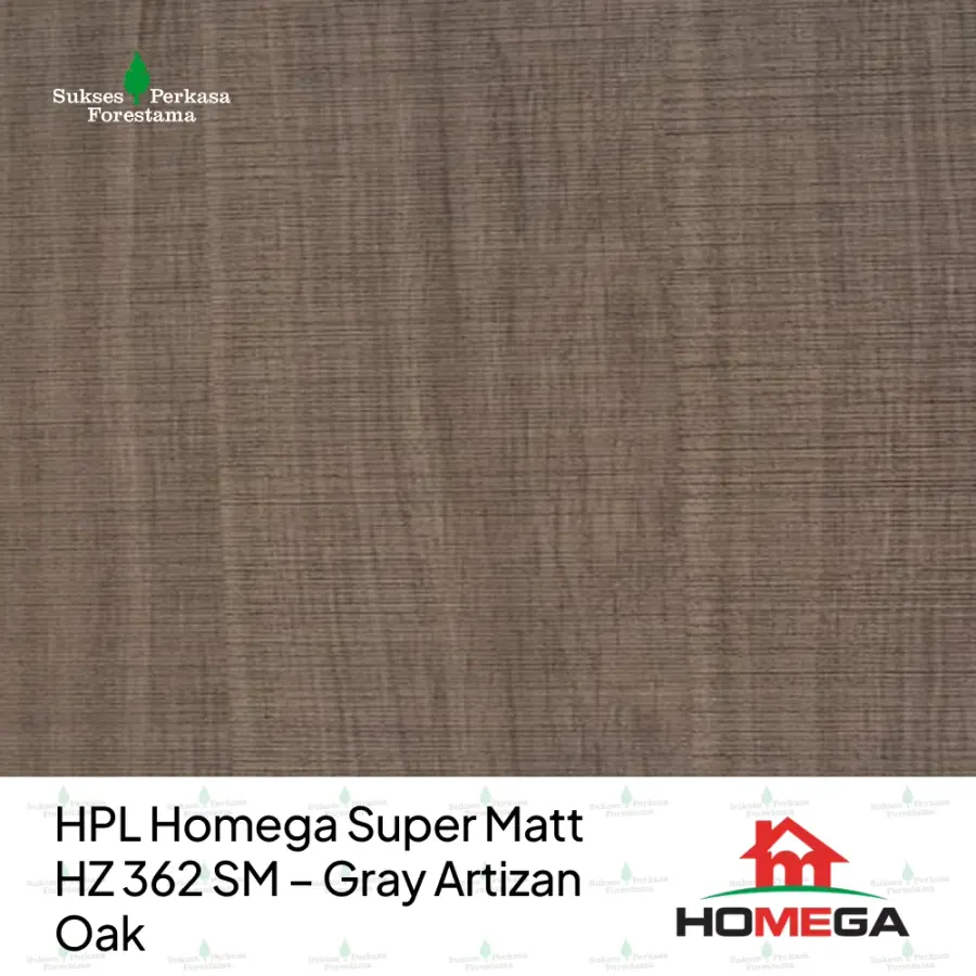 HPL Homega Super Matt HZ 362 SM – Gray Artizan Oak