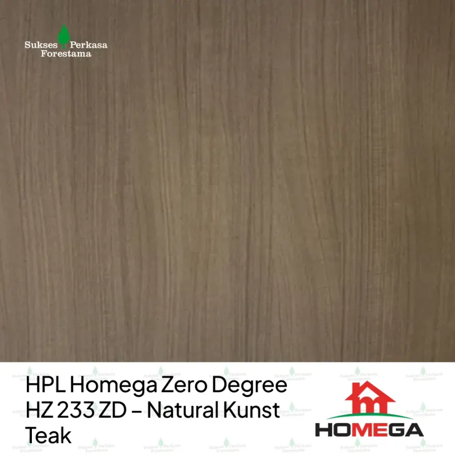 HPL Homega Zero Degree HZ 233 ZD – Natural Kunst Teak