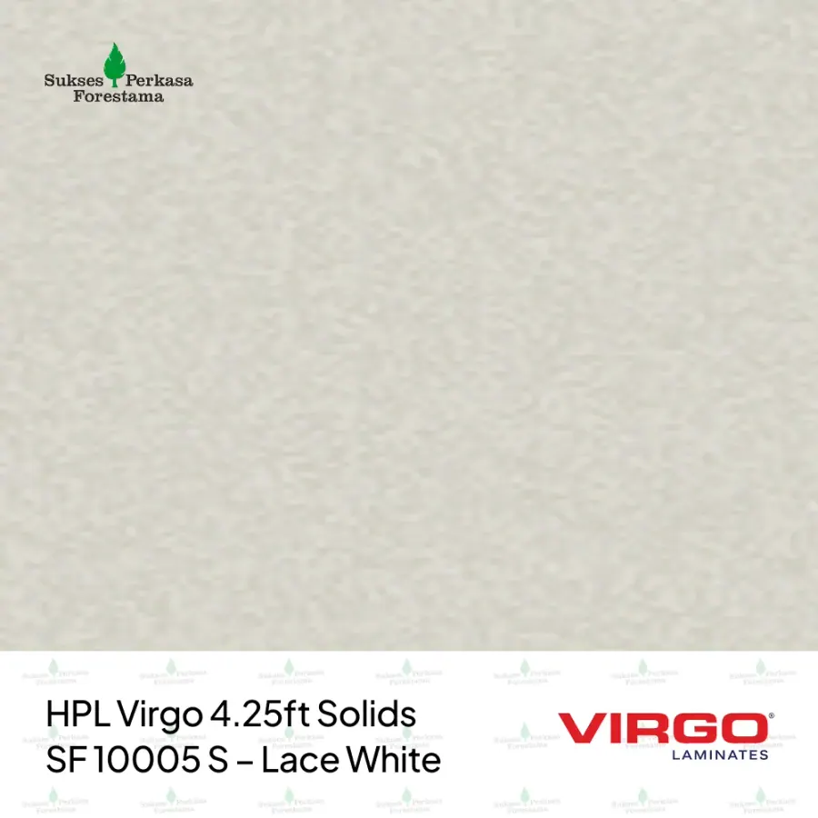 HPL Virgo 4.25ft Solids SF 10005 S – Lace White