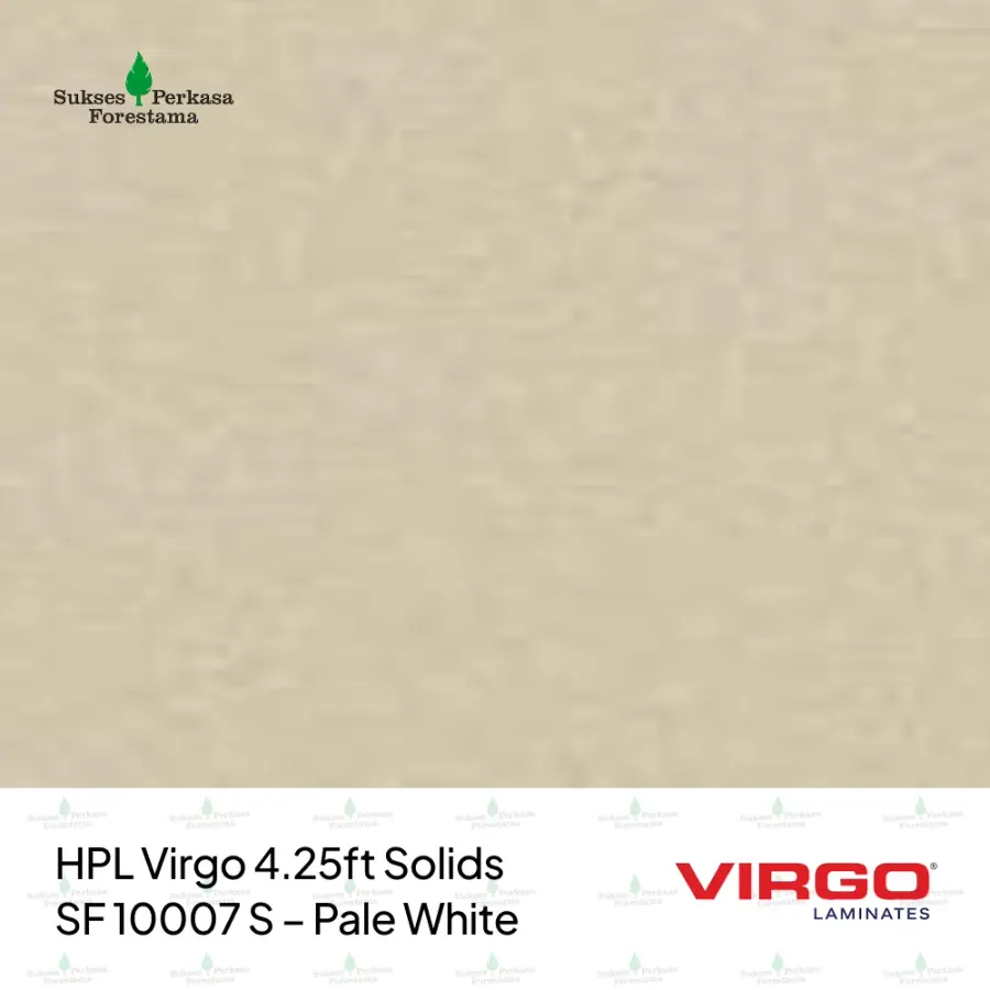 HPL Virgo 4.25ft Solids SF 10007 S – Pale White