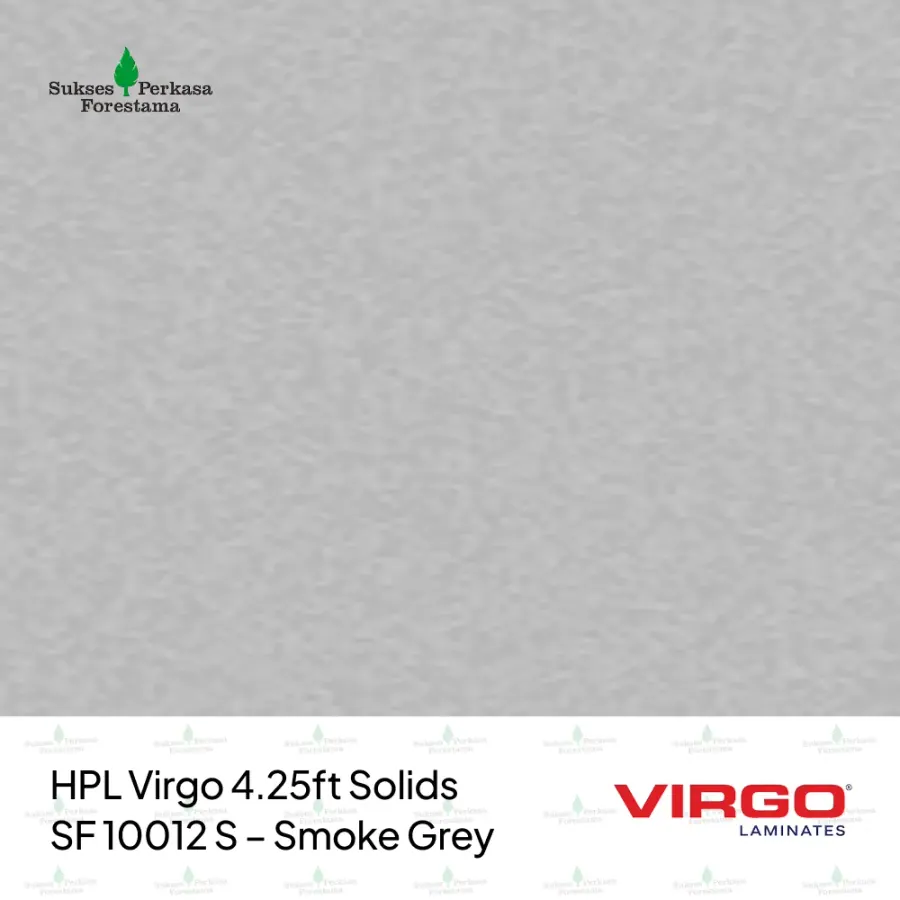 HPL Virgo 4.25ft Solids SF 10012 S – Smoke Grey