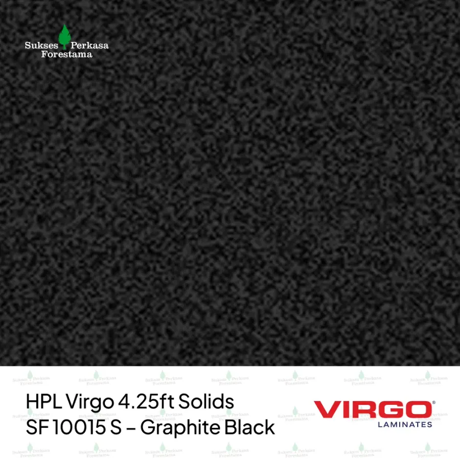 HPL Virgo 4.25ft Solids SF 10015 S – Graphite Black