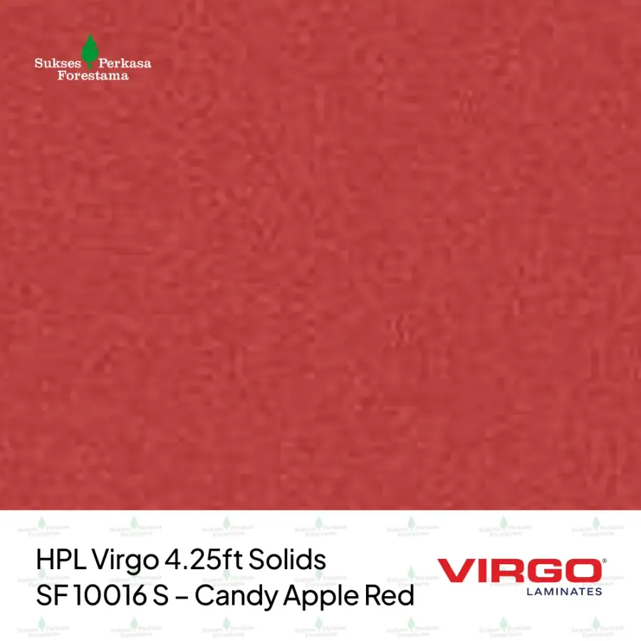 HPL Virgo 4.25ft Solids SF 10016 S – Candy Apple Red