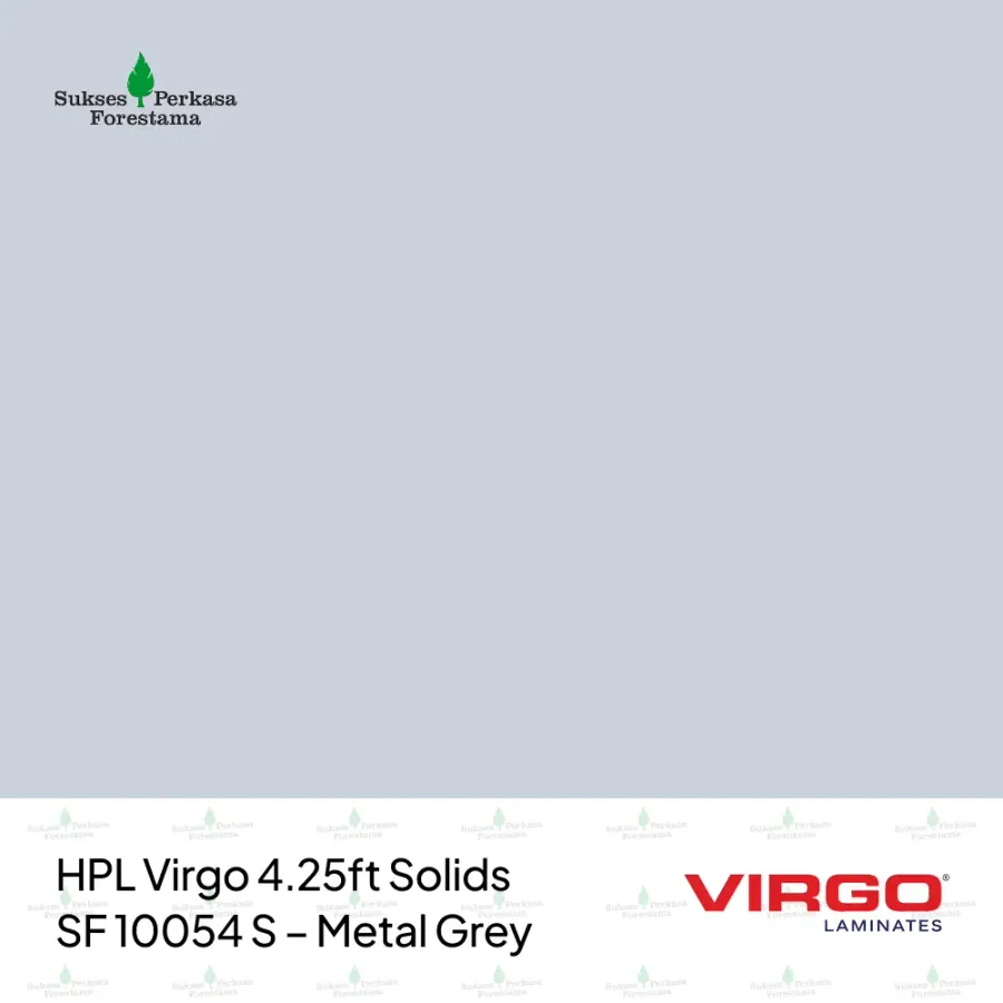 HPL Virgo 4.25ft Solids SF 10054 S – Metal Grey